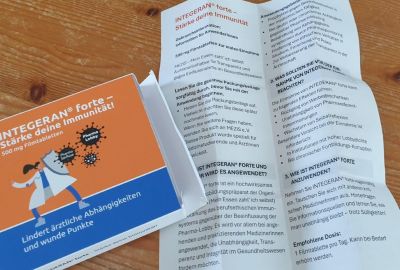 Foto einer MEZIS-Bonbon-Schachtel