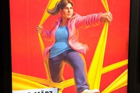 Plakatwerbung von Lilly mit symbolischem Bild