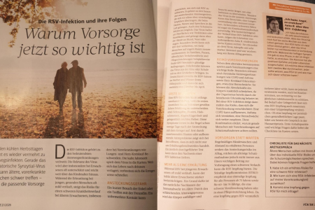 Foto einer Zeitungsanzeige